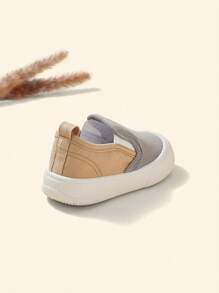 Cozy Pixies Baby Boys Colorblock Comfortable Slip On Canvas Shoes For Outdoor - Multicolor - View 5
