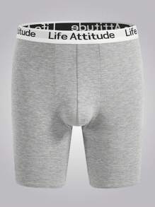 EasyFave Men's Simple Printed Boxer Briefs (2pcs/Pack) - Multicolor - View 11