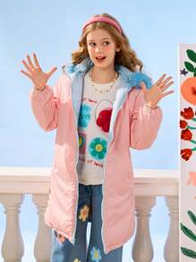 Tween Girls  Leisure Reversible Coat, Cute - Multicolor - View 6