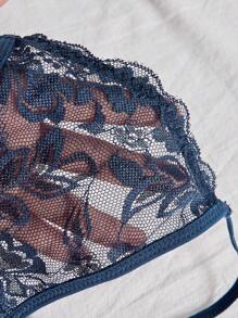 SHEIN 5 chiếc quần lót ren gợi cảm lưng thun thoáng khí thoải mái cho nữ G-String - Nhiều màu - Xem 5