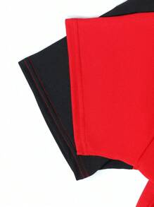 Manfinity Homme Men Two Tone Tee & Drawstring Waist Sweatpants