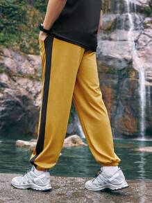 In My Nature In My Nature Herren Farbblock Lässig Outdoor Sport Hose & Jogginghose