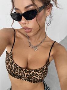 EgrlEra Leopard Print Summer Sexy Camisole - Multicolor - View 6