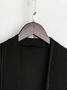 Al Najma 女士渐变色褶皱简约素雅长袖阿拉伯长袍，适合日常穿着