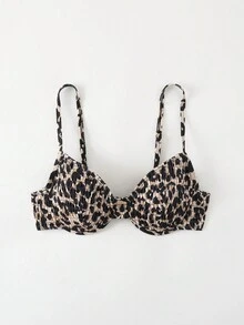 SHEIN Swim 豹纹比基尼上衣夏季 - 彩色 - 查看 6
