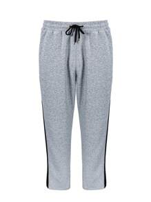 Manfinity Homme Pantalones de chándal casuales sencillos de color block para hombre