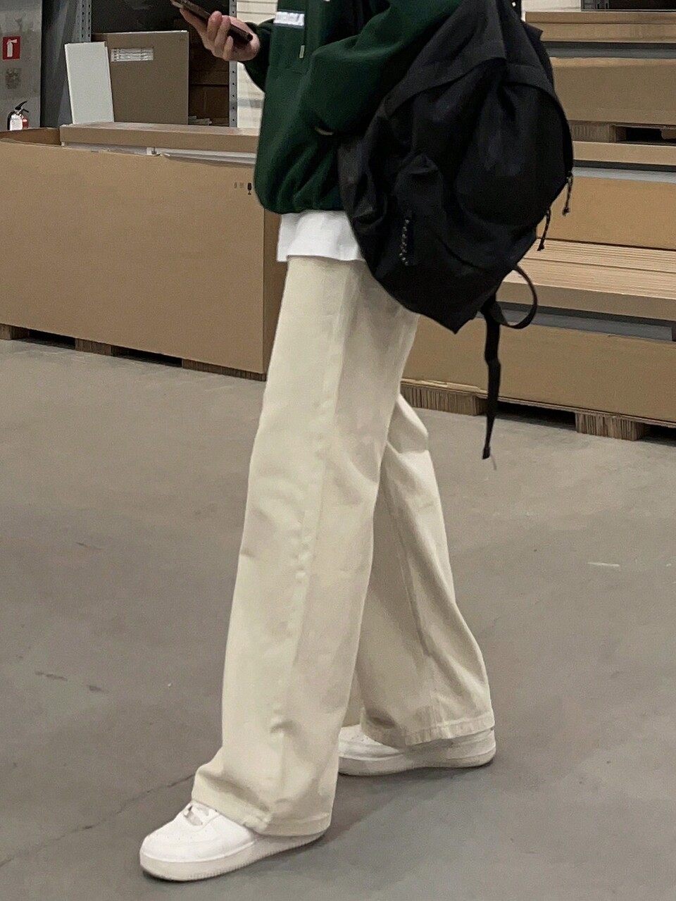 Men's Solid Color Jeans For Autumn Back To School