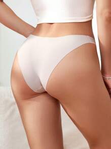 Women's Simple Triangle Panties, For Daily Leisure ,3 Pcs - Multicolor - View 2