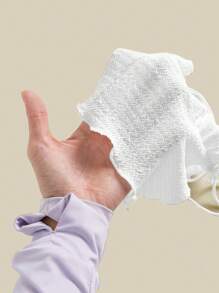 SHEIN Essnce Camiseta de tirantes informal de unicolor con nudo delantero para mujer de verano - Blanco - Ver 6