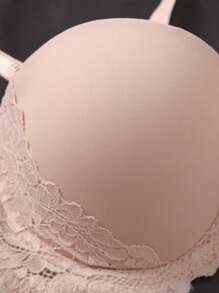 4 件套可拆卸肩带半杯女式文胸，聚拢和侧面支撑，防下垂和收集脂肪，适合小胸部 - 彩色 - 查看 5