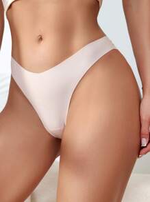 Women's Simple Triangle Panties, For Daily Leisure ,3 Pcs - Multicolor - View 4