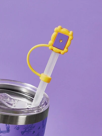 FRIENDS X SHEIN Individual Pack Silicone Straw Cover For Photo Frame (Straw Not Included),Gifts