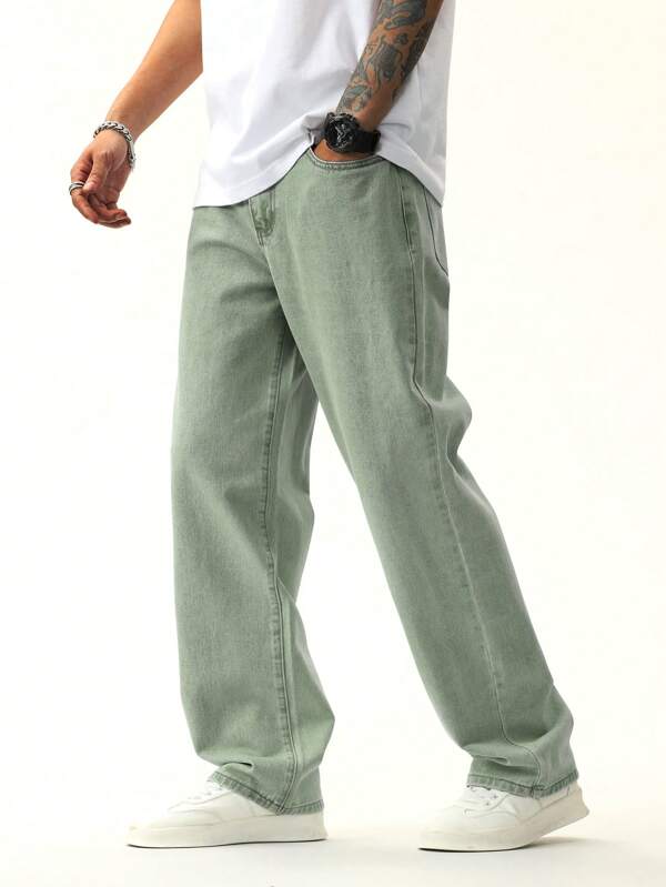 Manfinity Hypemode Men's Side Pocket Straight Jeans