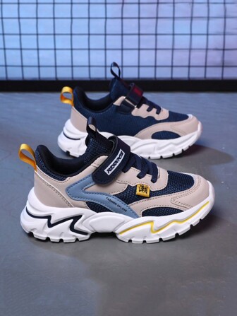 Unisex Kids Simple Outdoor Casual Slip-On Breathable Sneakers, Anti-Slip Lightweight Comfortable Low-Top Student Sports Running Shoes, All Season