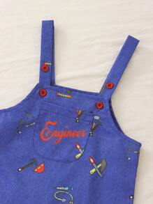SHEIN Persoplay Kids Ensemble de costume de bébé garçon avec thème d'Halloween, rayures colorées, pour la fête d'Halloween