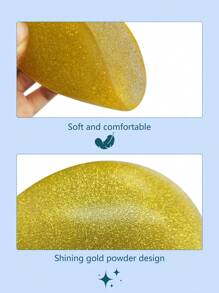 New Invisible Lift-Up Adhesive Bra Cup For Backless Dresses, Golden Powder - Gold - View 4