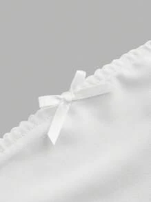 Athîral Women's Bow Summer White Cami Top - White - View 3