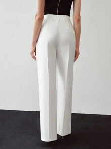 MOTF PREMIUM SOLID SEAM FRONT SLANT POCKET PANTS