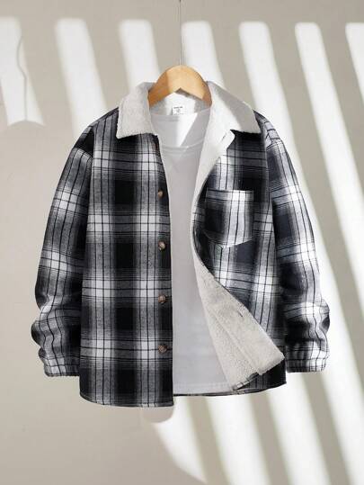 Tween Boy Fall Blouses Long Sleeve Blouse Black Blouse Back To School Kids Can Be Paired With Halloween Costume Set Boys Jacket Toddler Boy Jeans Cardigan Sweater Boys Pants Suitable For Commuting To School Daily Leisure College Travel Suitable For Sports Suitable For Fall And Winter Season