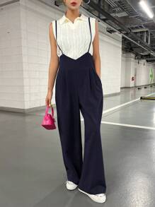 DAZY Mono de unicolor sin mangas, primavera y verano