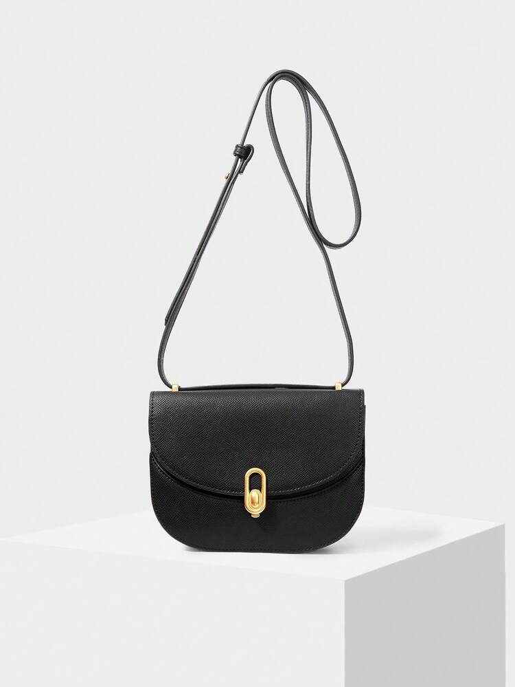 WOMEN'S COMMUTER MINIMALIST FLAP SHOULDER BAG