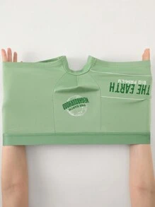 Men's Casual Knitted High Stretch Multicolor Letter Tape Trunks Underwear - Multicolor - View 3