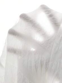 Modelyn Women Stand Collar Long Sleeve Split Hem Bodycon Dress - Apricot - View 6