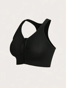 1pc Wireless Seamless Front Closure Bra For Women - Multicolor - View 6