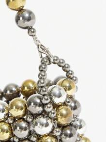 SHEIN ICON 女士手提包，时尚，个性，百搭，甜美酷炫，Y2K，多色，串珠，趣味，金属，适合派对，约会，生日，约会之夜 - 彩色 - 查看 6