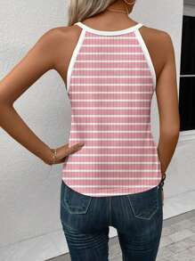 SHEIN LUNE 女士简约条纹背心，适合夏季