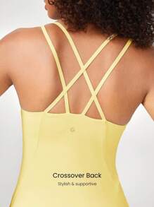 GLOWMODE Vestido mini activo con bolsillo, cuello cuadrado tipo "peekaboo", antiresbalante, con pantalón corto integrado de soporte ligero de baja intensidad, vestido de primavera y verano GLOWMODE FeatherFit™-Air