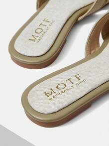 MOTF PREMIUM 方头舒适平底凉鞋万圣节圣诞节秋季 - 綠色 - 查看 4