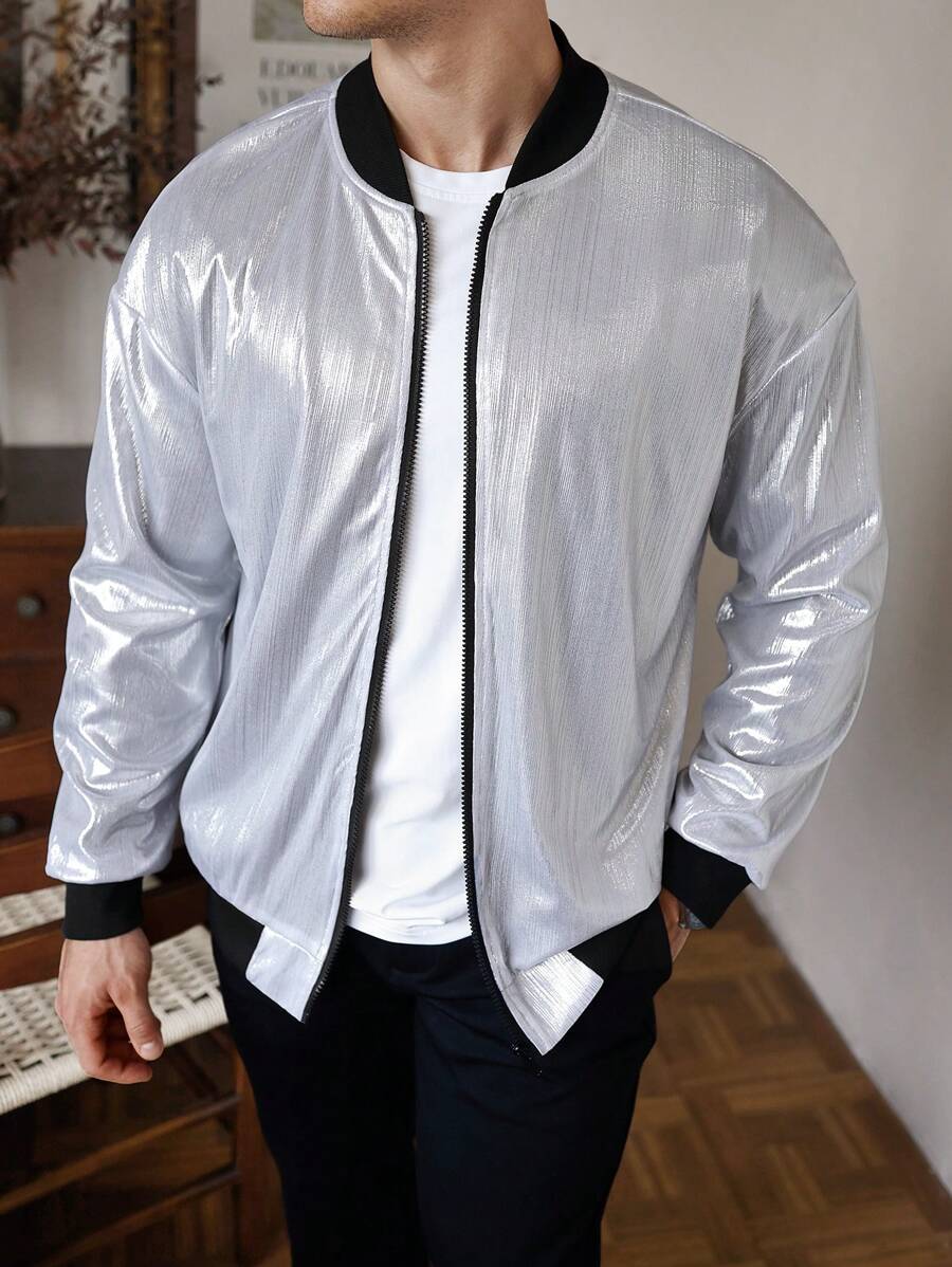 Manfinity AFTRDRK 男士無內搭圓肩飛行外套