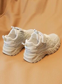 婴儿运动鞋，儿童春秋季户外休闲鞋，时尚幼儿运动鞋 - 米色 - 查看 3