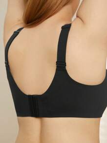 LUVLETTE Dream Curve 2ndSkin Wireless Seamless Cutout Bra - Black - View 8