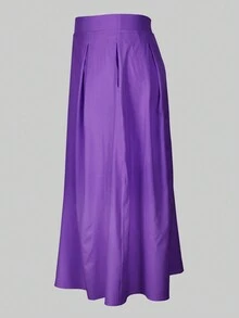 Spring Outfits For Plus Size Women, Simple Solid Color Casual Skirts, Summer Casual Women Clothing, Business Casual For Women