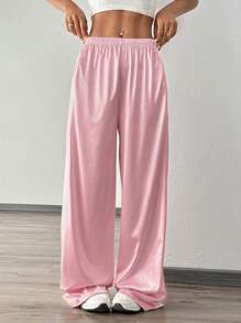 StreetHx Women Y2K Contrast Color Casual Straight Pants Fall Cloth For Women - Multicolor - View 4