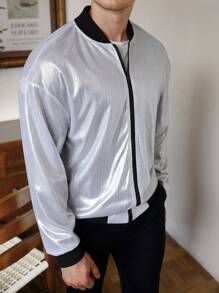 Manfinity AFTRDRK 男士無內搭圓肩飛行外套