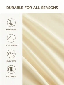 1 pieza Sábana ajustable de color beige liso unicolor, funda de colchón suave, suministros de ropa de cama transpirables y amigables con la piel, sábanas ajustables para dormitorio de bolsillo profundo de hasta 16 pulgadas, suave y transpirable, para cama de todos los tamaños - Set de sábanas de dos, completas, de rey y de reina, cubrecama, ropa escolar, dormitorio - Beis - Ver 5