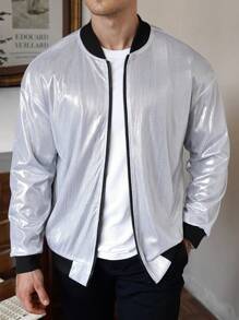 Manfinity AFTRDRK 男士無內搭圓肩飛行外套