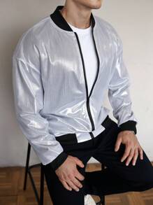 Manfinity AFTRDRK 男士無內搭圓肩飛行外套