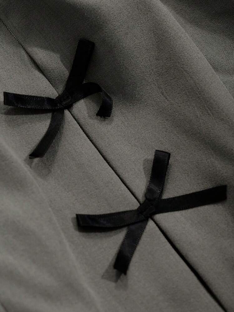 Women's Bow Tie Backless Casual Camisole Tank Top