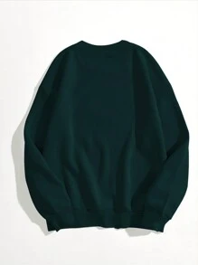 INAWLY Women's Oversized Drop Shoulder 'This Is My Last Flight' Graphic Sweatshirt
