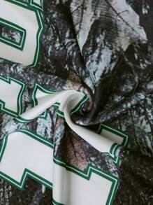 ROMWE MEN Street Life Camiseta de manga corta con estampado de estilo callejero y manga de murciélago para hombres, adecuada para uso diario en primavera y verano, escuela, Halloween