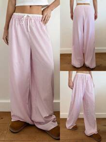 Forever 21 Baggy Women Pants Fall Pants Wide Leg Women Pants Hot Women Pants - Blue - View 2