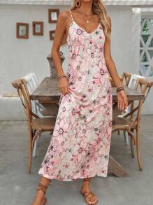 EMERY ROSE Đầm suông không tay in hoa dành cho nữ, mùa hè - Nhiều màu - Xem 4