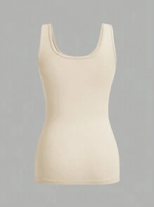 SHEIN Essnce 3pcs Women's Casual Solid Color Versatile Camisole, Suitable For Summer Back To School - Multicolor - View 7