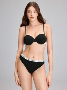 Women's Bra With Underwire And Molded Cups (3 Packs) - Multicolor - View 6