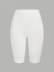 SHEIN EZwear 3 件套女士休闲针织紧身短打底裤，夏季 - 彩色 - 查看 6