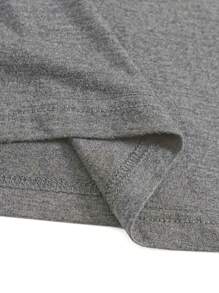 INAWLY Camiseta de verano informal con texto impreso "Sé amable, sé considerado, sé digno, sé tú mismo, sé valiente, sé audaz, sé brillante" - Blusas gráficas para mujeres - Gris Oscuro - Ver 3